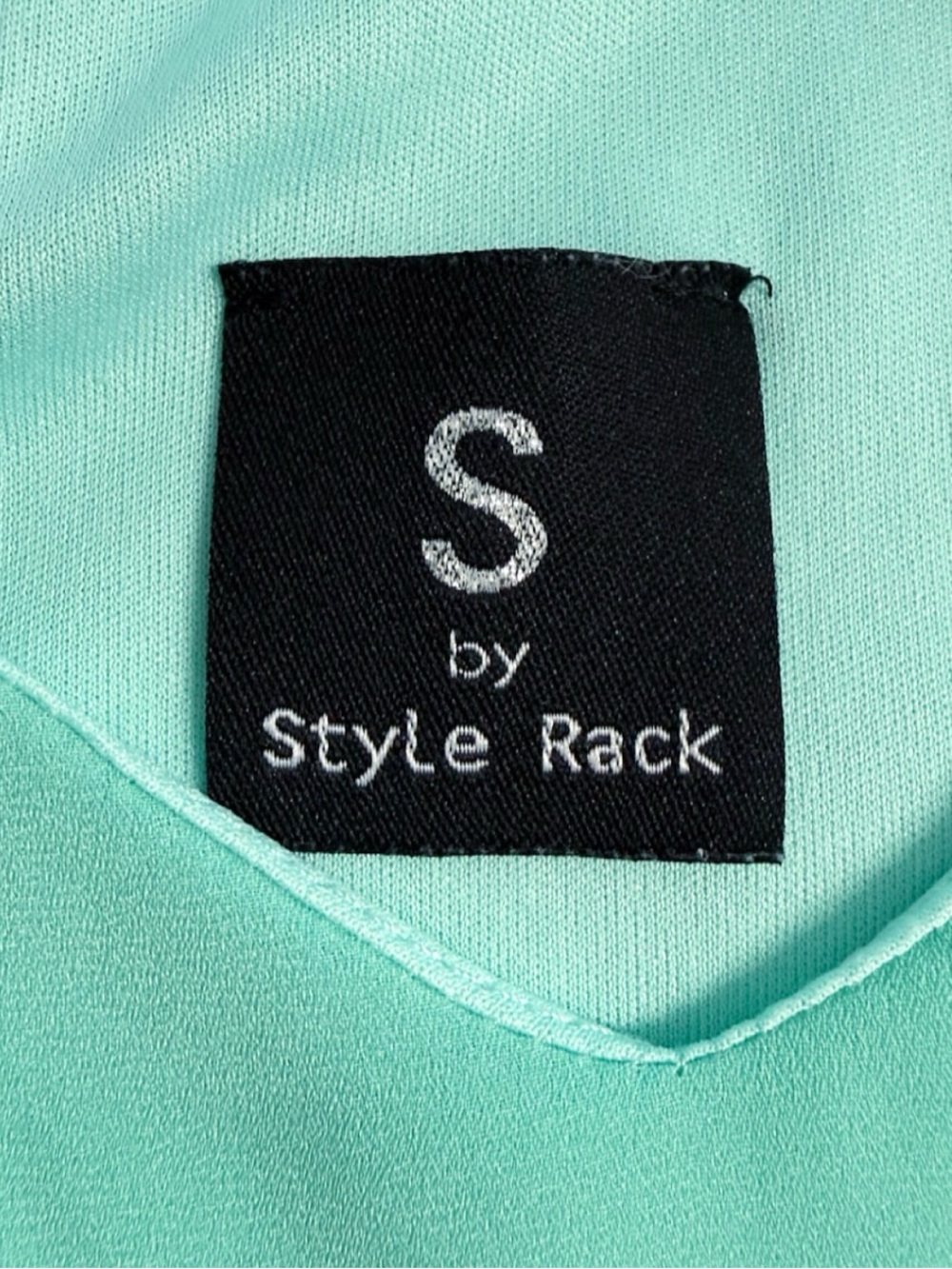 Style Rack Mint Green Racerback Shift Dress Medium USA - Picture 4 of 7